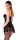 Noir Minikleid im Wetlook mit Strumpfhalter Schwarz L