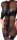 Noir Transparent Overall with Open Crotch Black L