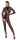 Noir Transparent Overall with Open Crotch Black XL