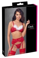 Cottelli Collection 3-Piece Christmas Set with Bra, Thong...