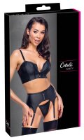Cottelli Collection 3-Piece Set with Corsage, Thong and...