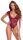 Cottelli Collection Body aus Spitze mit offenem Schritt Rot M
