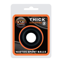 KSB Do-Nut Silikon extra dicker Cockring S schwarz