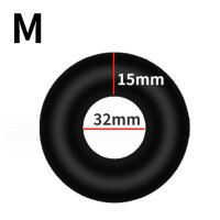 KSB Do-Nut Silikon extra dicker Cockring M schwarz