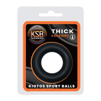 KSB Do-Nut Silikon extra dicker Cockring L schwarz