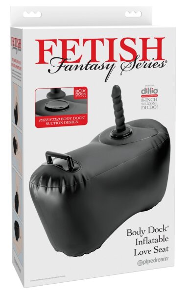 Fetish Fantasy Body Dock Inflatable Love Pillow Black