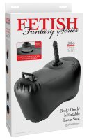 Fetish Fantasy Body Dock Inflatable Love Pillow Black