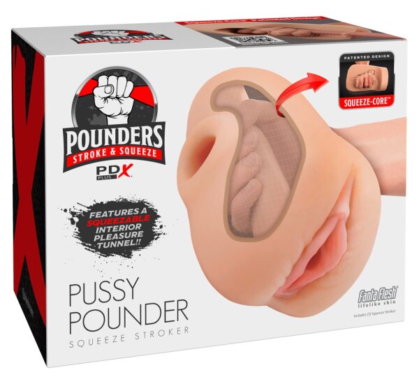 PDX Plus Pussy Pounder Masturbator Beige