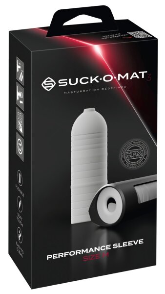 Suck-O-Mat 3 Perf. Sleeve M White 21 cm &Oslash; 2.3 cm