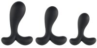 ANOS Butt Plug Training Set Black &Oslash; 2.3&ndash;3.1 cm