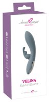 beau coeur Velina Rabbit Vibrator Blau 20 cm