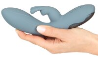 beau coeur Velina Rabbit Vibrator Blue 20 cm
