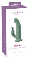 beau coeur Luvio Rabbit Vibrator mit Saugnapf Gr&uuml;n...