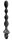 ANOS Flexible Anal Beads with Jumping Vibrations Black 21.1 cm &Oslash; 2.6 cm