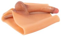 You2Toys Silikon Pants mit Vibrierendem Penis und Hoden Beige
