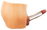 You2Toys Silikon Pants mit Vibrierendem Penis und Hoden Beige