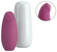 beau coeur Omino Auflegevibrator mit Ladebox Rosa 10,1 cm...