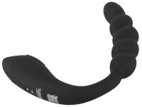 Black Velvets Biegsamer Doppelvibrator Schwarz 26 cm