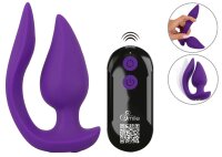 You2Toys Smile RC 2in1 Plug & Panty Vibrator Purple 11 cm &Oslash; 3.5 cm
