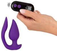 You2Toys Smile RC 2in1 Plug & Panty Vibrator Purple 11 cm &Oslash; 3.5 cm