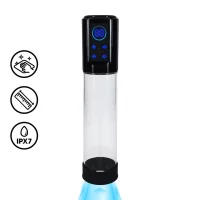 Shots MegaLift Automatic Waterproof Penis Pump Black