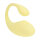 Loveline G-spot vibe with remote control yellow 8 cm &Oslash; 3.5 cm
