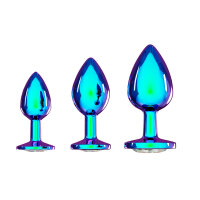 Shots Venice Collection Metall Analplug Set 3-teilig Mehrfarbig