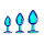 Shots Venice Collection Metall Analplug Set 3-teilig Mehrfarbig