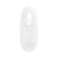 RealRock Vibrierender Dildo mit LED Transparent 20 cm &Oslash; 4,5 cm