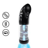 Shots StrokeMate Masturbatorpumpe mit Saug-, Dreh- und...