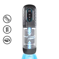 Shots Vortex Masturbatorpumpe mit Saug-, Dreh- und...