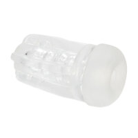Shots SonicPull Masturbator-Pumpe mit Saug- und Vibrationsfunktion Rot