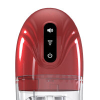 Shots SonicPull Masturbator-Pumpe mit Saug- und Vibrationsfunktion Rot