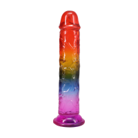 Doc Johnson Crystal Jellies Dildo Multicolour 21.6 cm