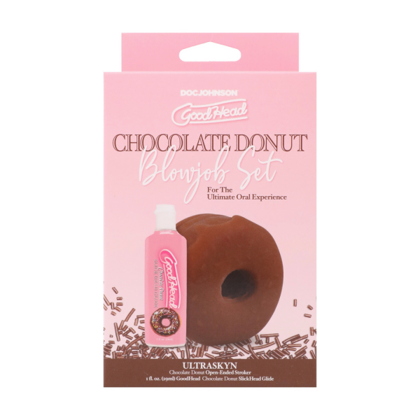 Doc Johnson Chocolate Donut Blowjob Set mit Gleitgel 29 ml