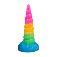Doc Johnson Fantasy Fuckers Celestial Unicorn Horn Glow in the Dark Multicolor 16.5 cm