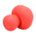 Doc Johnson Mushroom Vibe Wiederaufladbarer Mini Vibrator Orange