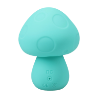 Doc Johnson Mushroom Vibe Wiederaufladbarer Mini Vibrator T&uuml;rkis