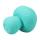 Doc Johnson Mushroom Vibe Wiederaufladbarer Mini Vibrator T&uuml;rkis