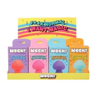 Doc Johnson Mushroom Vibe Display with 12 Rechargeable Silicone Vibrators Multicolor