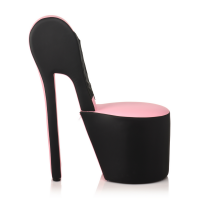 XR Brands Stiletto Sex Chair Schwarz Pink