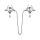 Kiotos Demonic Bull Mask Nippelklemmen Silber