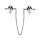 Ghostface Mask Nipple Clamps