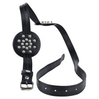 Kiotos Spiked Breast Binder mit abgerundeten Noppen Schwarz