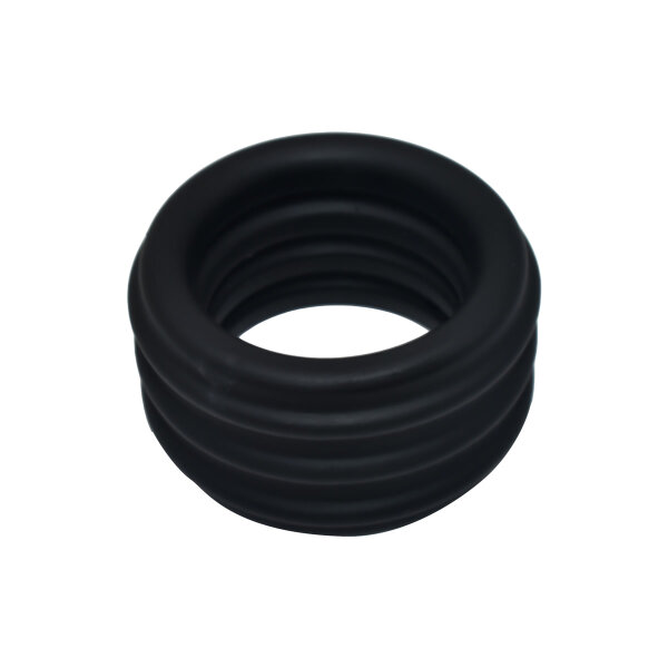 Kiotos Cockring & Ball Stretcher Compact Schwarz &Oslash; 3,4 cm