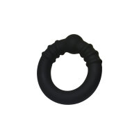 Kiotos Cock Ring with Steel Core M Black &Oslash; 3.5 cm