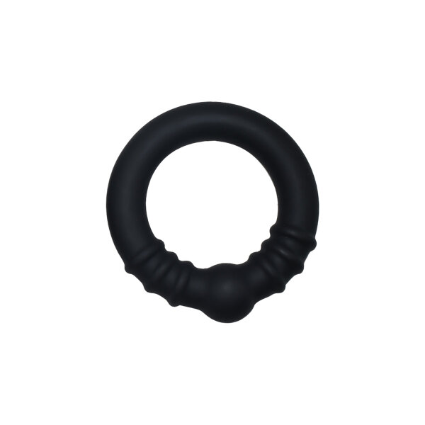 Kiotos Cock Ring with Steel Core L Black &Oslash; 4.2 cm