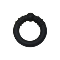 Kiotos Cock Ring with Steel Core L Black &Oslash; 4.2 cm