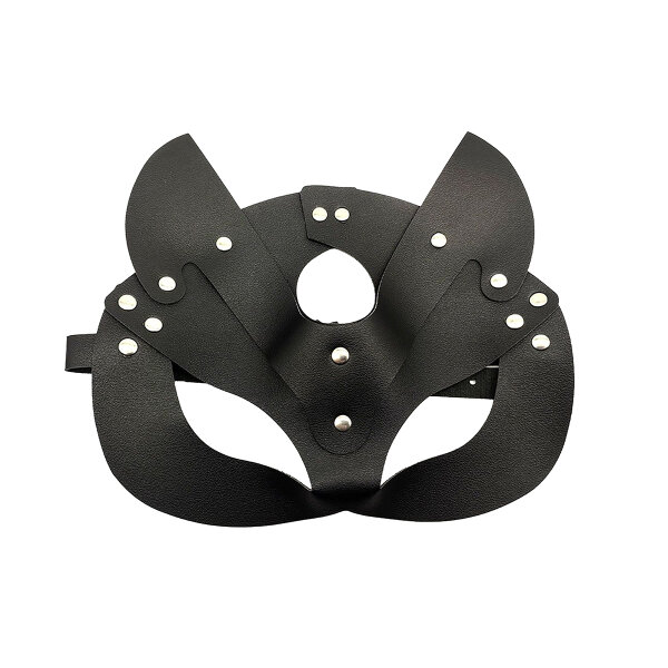 Kiotos Katzenmaske Schwarz
