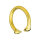 Kiotos Steel Cock Ring Gold &Oslash; 2.9 cm
